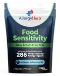 AllergyHero Comprehensive Food Sensitivity Test Kit for Adults & Kids – Easy At-Home Use, Evaluates 286 Foods & Beverages and Identifies Dietary Triggers, Helps with Precise Dietary Choices & Wellness