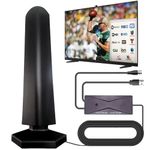 2024 HD Digital TV Antenna Long 580+ Miles Range Support 4K 8K 1080p Smart TV tv and All Older TV's with Indoor Smart S Powerful Amplifier Signal Booster - 9.8ft HDTV Cable