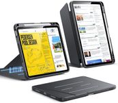ESR for iPad Air 11 Inch Case M4/M3/M2 (2026/2025/2024), iPad Air 5th/4th Gen (2022/2020), Vertical Stand Cover, Multi Stand Angles, Ultra-Stable Case with Pencil Holder, Flip Magnetic Series, Black