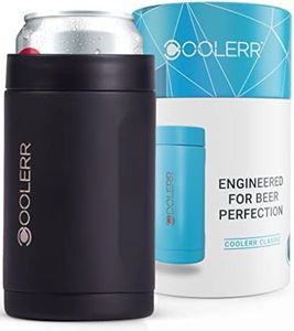 Coolerr Classic | Enfriador de latas y botellas aislado | Latas de 330 ml | Latas de 440 ml | Botellas de 330 ml | Regalos de cerveza para hombres | Gadgets para hombres | Regalos para él | Enfriador