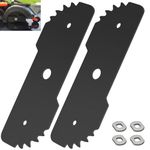 2 PK 243801-02 Edger Blade (7-3/4" x 2-3/4"), Compatible with Black & Decker LE750 & EH1000 ‎EB-007AL Lawn Edger Blade - Replacement 243801-00, 243797-00, 40-519, for Craftsman Model CMEED400, (2 PK)