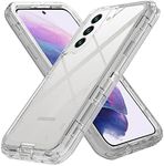 Case for Samsung Galaxy S24 5G, Anloes Defender Phone Case Heavy Duty Shockproof Rugged Protective, 3 in 1 Bumper Cover for Galaxy S24 Clear