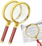 10X Magnifying Glass, 2 Pcs Handhel