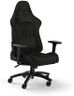 Corsair TC100 RELAXED Gaming Chair - Fabric - Racing-Inspired Design - Lumbar Pillow - Detachable Memory Foam Neck Pillow - Adjustable Seat Height - Adjustable Armrests - Black