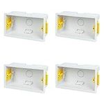 Appleby SB631 Dry Lining"Fast Fix" Boxes Double 2 Gang 47mm Deep (Pack of 4)