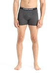 Icebreaker Men's Anatomica Boxers - Boxer Shorts - Merino Wool Underwear - Jet Heather, XL