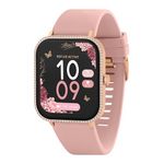 Reflex Active Series 23 Womens Pink Stone Set Smart Watch with 1.83”, IP67, Fitness Tracker, Heart Rate Monitor, Answer Calls