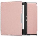 kwmobile Case Compatible with Kobo Aura H2O Edition 1 Case - Cover for eReader with Magnetic Closure - Rose Gold