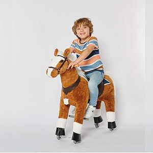 Ufree Riding Horse, Rocking Horse with Wheels Giddy up Ride on for Kids Aged 3 to 6 Years Old