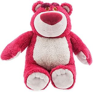 Disney Store Toy Story Lotso Cuddly Bear 34cm / 13" Soft Plush Toy with Embroidery and Strawberry Scented Soft Toy for All Ages