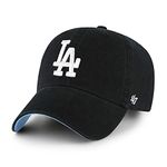 '47 Los Angeles Dodgers Ballpark Clean Up Dad Hat Baseball Cap, Black, Blue, One Size