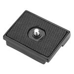 Quick Release Plate 1/4" Mounting Screw Compatible for 3030/3130/3160/3262QR/3407/3413QR/3435QR3437 Camera Tripod Ball Head