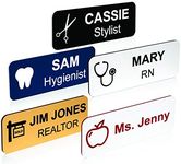 Custom Name Tag with Industry Logo - Teacher, Realtor, Dental, Medical, Stylist ID Badge