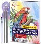 Tritart Watercolour Pad A5 Set/White / 55 Sheets | Watercolour Paper 300 g A5