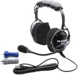 Rugged Radios Carbon Fiber Ultimate Headset for Stereo and Off Road Intercoms with Noise Cancelling Microphone and Offroad/STX Adaptors (Over The Head)