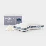 Eli & Elm | Ultimate Side Sleeper Pillow with Adjustable Filler to Get The Perfect Contour Curved Pillow for A Neck Pain Relief Sleep - Removable Latex and Polyester Filling- 17" X 29"