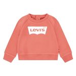 Levi'S Kids Lvg Key Item Logo Crew Baby Girls 3 Months Rose of Sharon