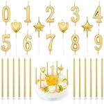 FULANDL 26Pcs Birthday Numeral Cand