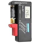 Nartel® LCD Digital Battery Tester Volt Checker Multi Size for AA AAA C D 9V 1.5V Button Cell Batteries (Requires No Battery to Operate)