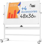 Rolling Dry Erase Board 48 x 36 - L