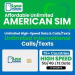 USA Lycamobile Prepaid SIM Card | U