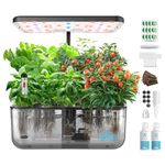 iDOO Hydroponics Growing System, 12Pods Herb Garden with LED Grow Light, Indoor Plants Garden Tool for Home Kitchen School, Healthy Food for Vegan, Kids, Good for Mental Health