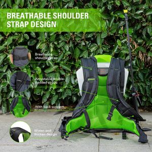 Greenworks 40V Cordless Backpack Sprayer, 4 Gallon, 5 Tips, 25ft Spray