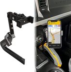 MAIKER OFF ROAD Phone Holder Mount Mounts on Armrest for Ford Bronco 2021 2022 2023 Custom Adjustable Stabilizer Bronco Cell Phone Holder