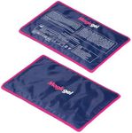 Magic Gel Premium Ice Packs - 2 Pack | 2 Reusable Gel Ice Packs (11.8" x 7.8") for Icing Injuries, Pain Relief, Cold Compress for Reducing Swelling | Flexible & Foldable