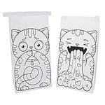 BIG FUDGE Sick Bags for Car Travel - 50pcs of 24 x 15 cm Vomit or Throw Up Bags - Disposable Motion Sickness Bag for Kids & Adults Emesis