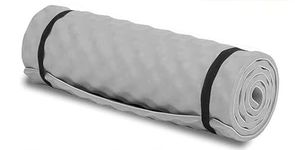 ADEPTNA Durable Extra Thick EVA Foam Roll Up Camping Hiking Mountaineering Picnic Exercises Mat Eva Foam Sleeping Mattress - Lightweight about 400g and Waterproof Mat (GREY)