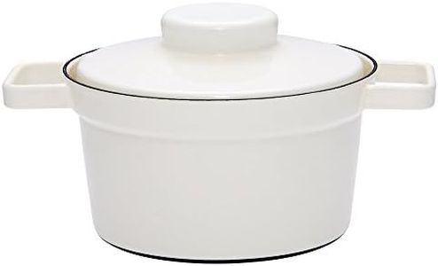Enamel pot aroma pot pot 1.75L 20cm in diameter pure white 125 512 (Japan import / The package and the manual are written in Japanese)