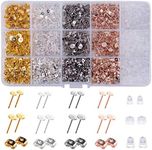 BQTQ Pack of 2600 Stud Earrings Bla