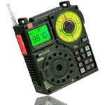 Retekess TR112 Digital Radio,FM VHF MW SW WB AIR Band Portable Pocket Radio,Supporting APP Intelligent Remote,Rechargeable,Bass Stereo SOS Alarm,TF/MP3,Suitable for Radio Enthusiasts (No SSB)