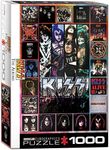 EuroGraphics KISS The Albums 1000-Piece Puzzle , Black