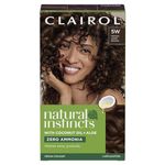 Clairol Natural Instincts Semi-Permanent No Ammonia Hair Dye, 5W Medium Warm Brown