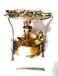 Brass camping cooking pressure kerosene stove Gold