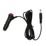 PNGKNYOCN 12V DC Car Charger Auto Power Supply 18AWG with Switch Button Cable DC 5.5mm x 2.1mm to Car Cigarette Lighter Male Plug Cable with Indicator Light(3M)