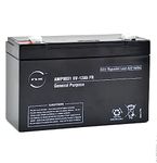 NX, 6V Battery, 6 Volt 12ah battery, 6V 12Ah Lead Acid Rechargeable Battery For General purpose, Scooter, Quad Bikes, Childrens Kids Toy Car Battery, Alarm, Bike, Emergency power (6V - 12Ah)