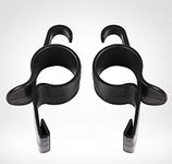HOLDCY Car Rear Trunk Mounting Bracket Umbrella Holder Clamps Automobile Trunk Organizer for Umbrella Hanging Hooks for Travelling Black (2 Pcs)