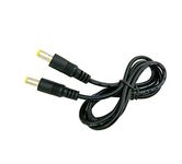 Dc Jack Power Adapter Connector Male To Male With Cable 1 Meter Cable, Black