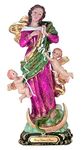 The Blessed Saint Mary Figurine 8 Inch Resin Our Lady Untier Knots Statue