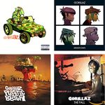 Gorillaz - Demon Days - Plastic Beach - The Fall - Gorillaz 4 CD Album Bundling