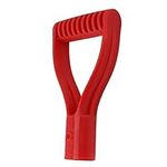 Shovel Handle Replacement, Snow Shovel Handle Antislip Plastic for Yard (Red)