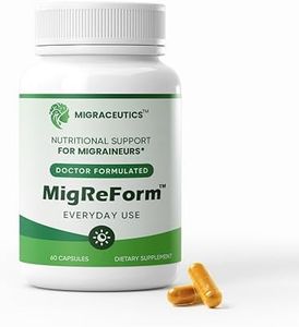 MigReForm | Doctor Formulated Natural Daily Supplement for Migraine Relief Needs | High-Bioavailability Multivitamin with Magnesium | B Vitamins | CoQ10 | Vitamin C & Zinc | for Women, Men, and Kids