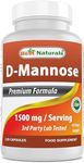 Best Naturals D-Mannose Capsules - Urinary Tract Cleanse Supplement 1500mg/Serving - 120 Count (120 Count (Pack of 1))