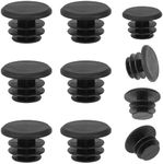 10Pieces Handlebar Bar End Plugs Black Plastic Bike Handlebar Bar End Caps, Bike Cable End Caps Handlebar End Caps Bike Handlebar Plugs for Road Mountain Bike, Most Bicycle Grip Bar End Plugs