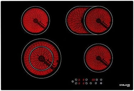 GASLAND Chef CH77BF Ceramic Cooktop 77cm Built-in Electric Cook Top, 4 Burners Stove Hob Sensor Touch Control…