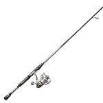 Quantum Throttle Spinning Combo, 10, 5.3:1 Gear Ratio, 5' Length 2pc, 2-6 lb Line Rate, Fast Action, Ambidextrous, Multi, One Size (TH10502ULA.NS3)