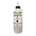 Door, Lock, and Hinge Lubricant - 8 Oz - Great for Sliding Doors, Garage Doors, Stiff Hinges, and Stuck Locks